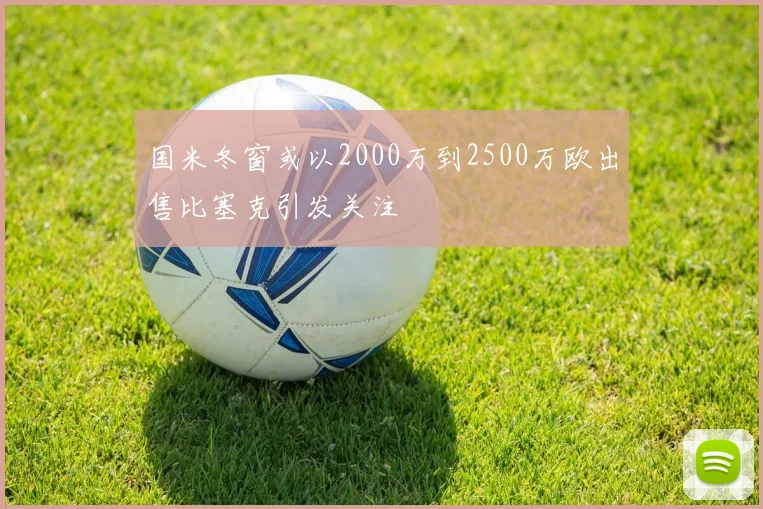 国米冬窗或以2000万到2500万欧出售比塞克引发关注